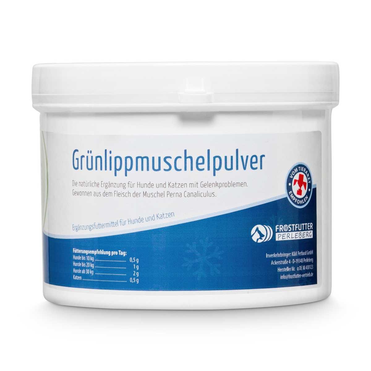 4260396663722 - Grünlippmuschelpulver für Hunde - für gesunde Gelenke