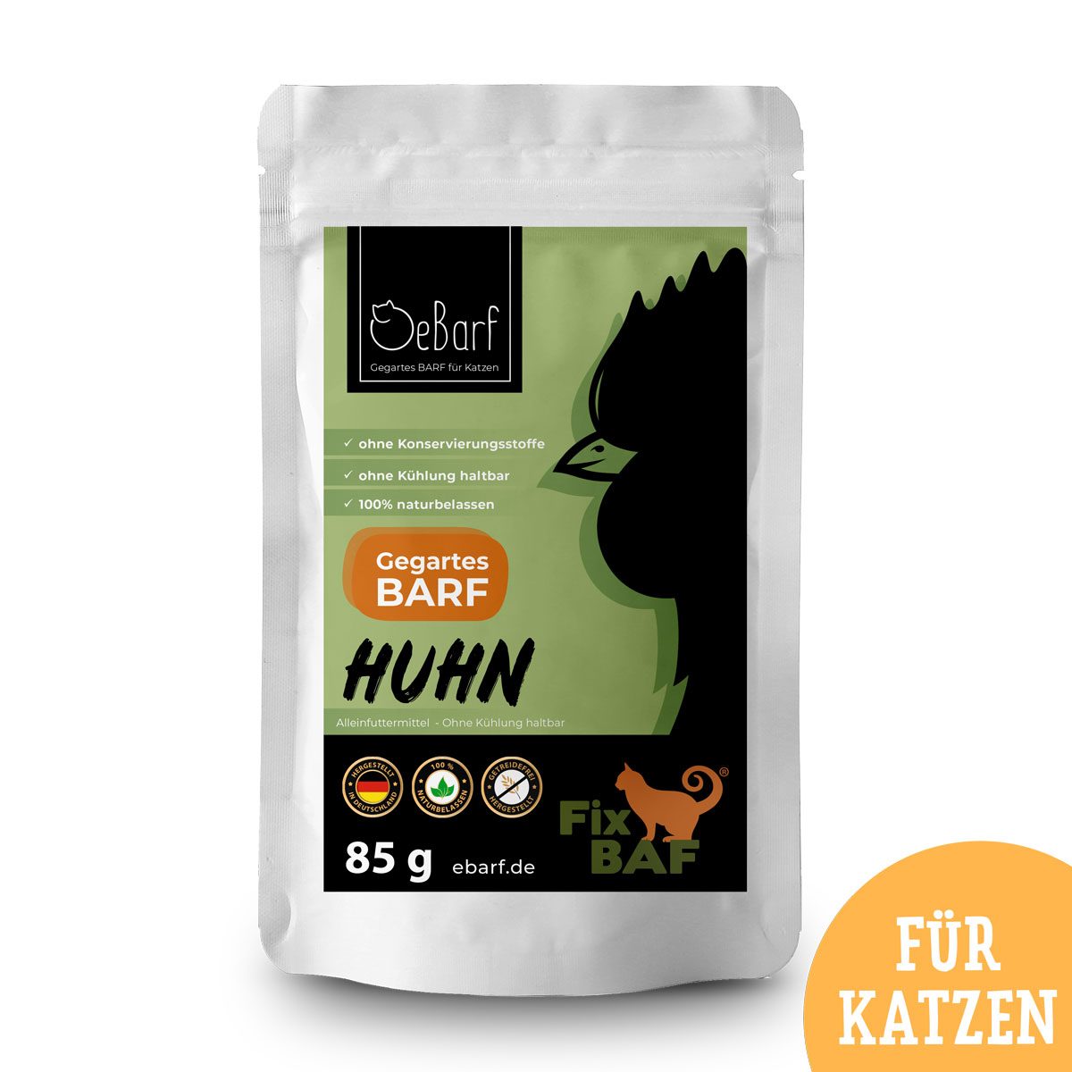 Nassfutter Katzen Komplettmenü Huhn (94,3%)