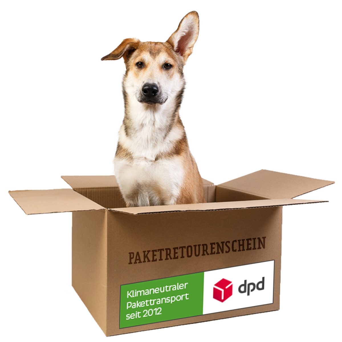 Paketretourenschein für Verpackungen