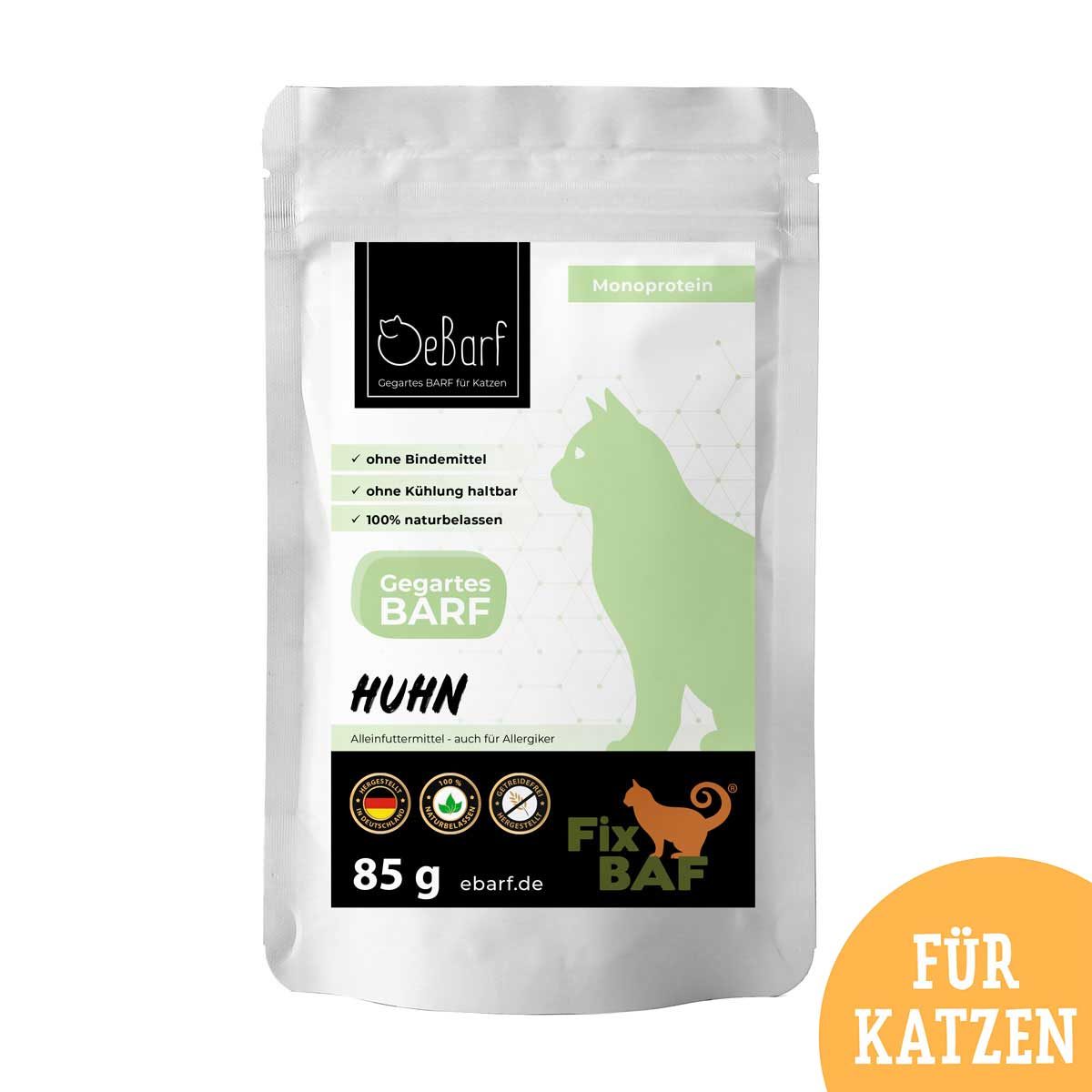 Gegartes Katzen Komplettmenü Antiallergika Huhn (94%)