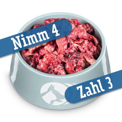 Maulfleisch vom Rind - Nimm 4, zahl 3