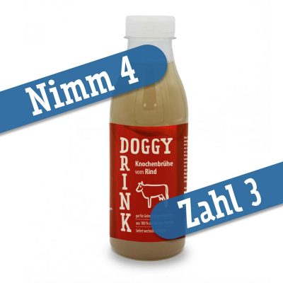 Doggy Drink vom Rind - Nimm 4, zahl 3