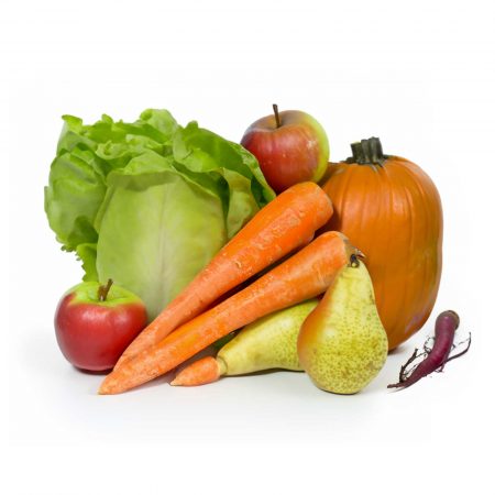 Rotes Gemüse-Obst-Allerlei
