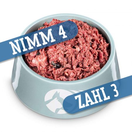 Fisch-Rind-Mix (gewolft) - Nimm 4, zahl 3