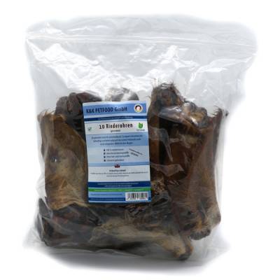 Vorschaubild: Vorteilspack Rinderohren mit Fell (getrocknet, 1500 g) 3 / 4